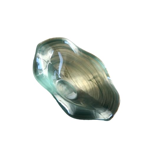 SueaLe Handgefertigtes Geflisches Glas Serviertes Gericht Zeitgenössische Vorspeiseplatte Transparenzgeschirr Für Essendekoration Glas Serviergericht SueaLe Handgefertigtes Geflisches Glas Serviertes Gericht Zeitgenössische Vorspeiseplatte Transparenzgeschirr Für Essendekoration Glas Serviergericht von SueaLe