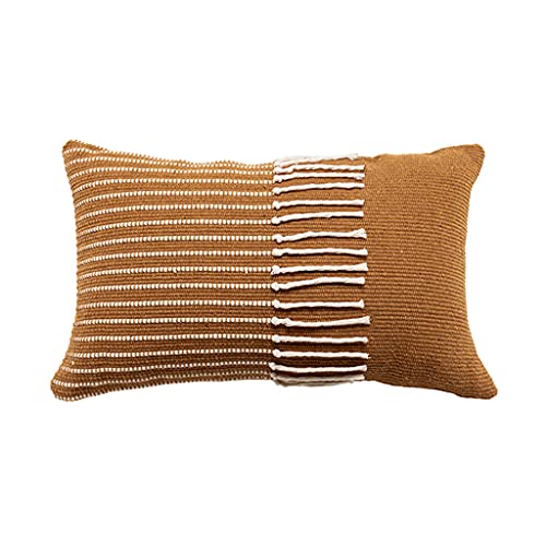SueaLe Marokko Tufted Kissen Für Häuse Gestreifte Gewebte Strickfris SueaLe Marokko Tufted Kissen Für Häuse Gestreifte Gewebte Strickfris von SueaLe