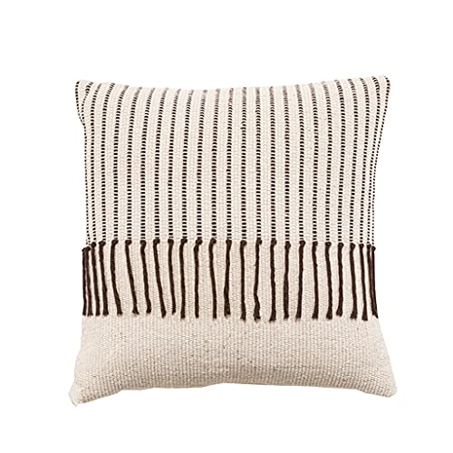 SueaLe Marokko Tufted Kissen Für Häuse Gestreifte Gewebte Strickfris SueaLe Marokko Tufted Kissen Für Häuse Gestreifte Gewebte Strickfris von SueaLe