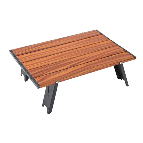 SueaLe Tragbarer Aluminiumtisch Mit Wetterbeständigen Oberflächen Ideal Für Picknicks Tailgating Freien Essen Und Heimdekoration Reisefreundlicher Klapptisch von SueaLe