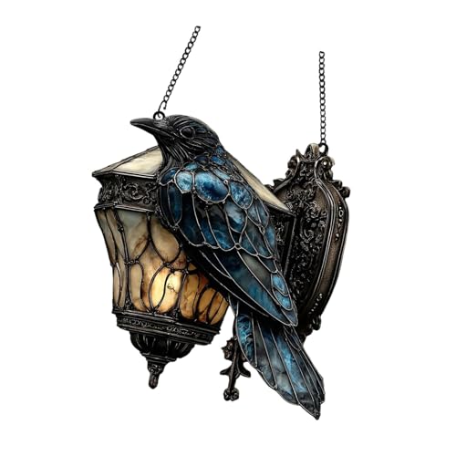 SueaLe Vintage Acryl Halloween Ravens Hängende Leichte Party Party Atmosphären Lampenurlaubsendekoration Nachtlicht Enduring Home Dekoration Lampe SueaLe Vintage Acryl Halloween Ravens Hängende Leichte Party Party Atmosphären Lampenurlaubsendekoration Nachtlicht Enduring Home Dekoration Lampe von SueaLe