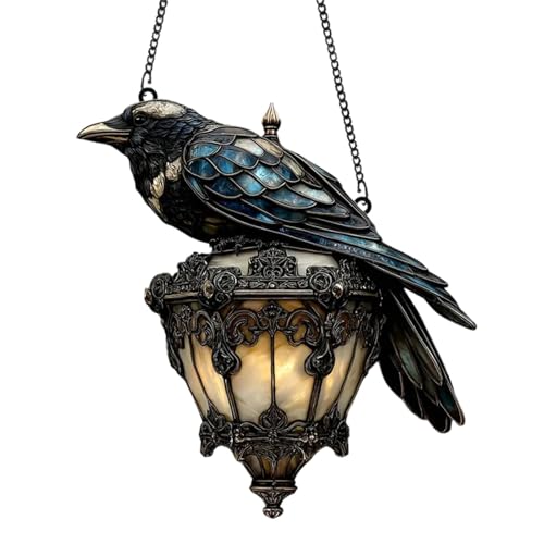 SueaLe Vintage Acryl Halloween Ravens Hängende Leichte Party Party Atmosphären Lampenurlaubsendekoration Nachtlicht Enduring Home Dekoration Lampe SueaLe Vintage Acryl Halloween Ravens Hängende Leichte Party Party Atmosphären Lampenurlaubsendekoration Nachtlicht Enduring Home Dekoration Lampe von SueaLe