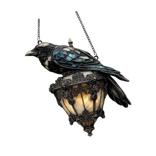 SueaLe Vintage Acryl Halloween Ravens Hängende Leichte Party Party Atmosphären Lampenurlaubsendekoration Nachtlicht Enduring Home Dekoration Lampe SueaLe Vintage Acryl Halloween Ravens Hängende Leichte Party Party Atmosphären Lampenurlaubsendekoration Nachtlicht Enduring Home Dekoration Lampe von SueaLe