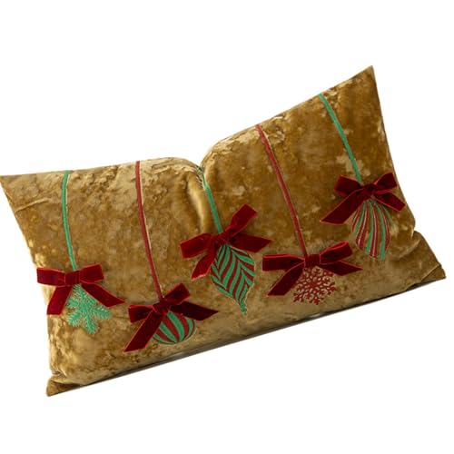 SueaLe Weihnacht Polyester Pillow Case Stickerei Designs Komfortable Heimaccessoire Festival Familiendekoration Kissen Kissen SueaLe Weihnacht Polyester Pillow Case Stickerei Designs Komfortable Heimaccessoire Festival Familiendekoration Kissen Kissen von SueaLe