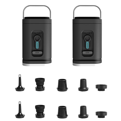 Tragbarer Drahtloser Luftflüsse Doppelfunktion Operationen Schnelles Kompakte Größe Für Camping Reisungszubehör Kompakte Elektrische Luftpumpen Mit LED Licht von SueaLe