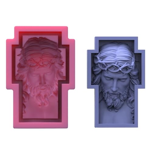 Weihnachten Mann Kopf Statue 3D Kerze Form Kerze Epoxy Form Handgemachte Kerzen Wachs Seife Formen Für Dekorationen Weihnachten Mann Kopf Statue 3D Kerze Form Kerze Epoxy Form Handgemachte Kerzen Wachs Seife Formen Für Dekorationen von SueaLe