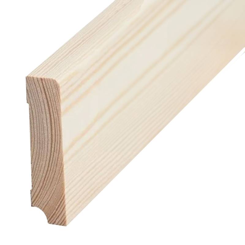 Fussleiste in Naturoptik - Massivholz roh Kiefer (19 x 80 x 2500 mm) by PROVISTON von PROVISTON