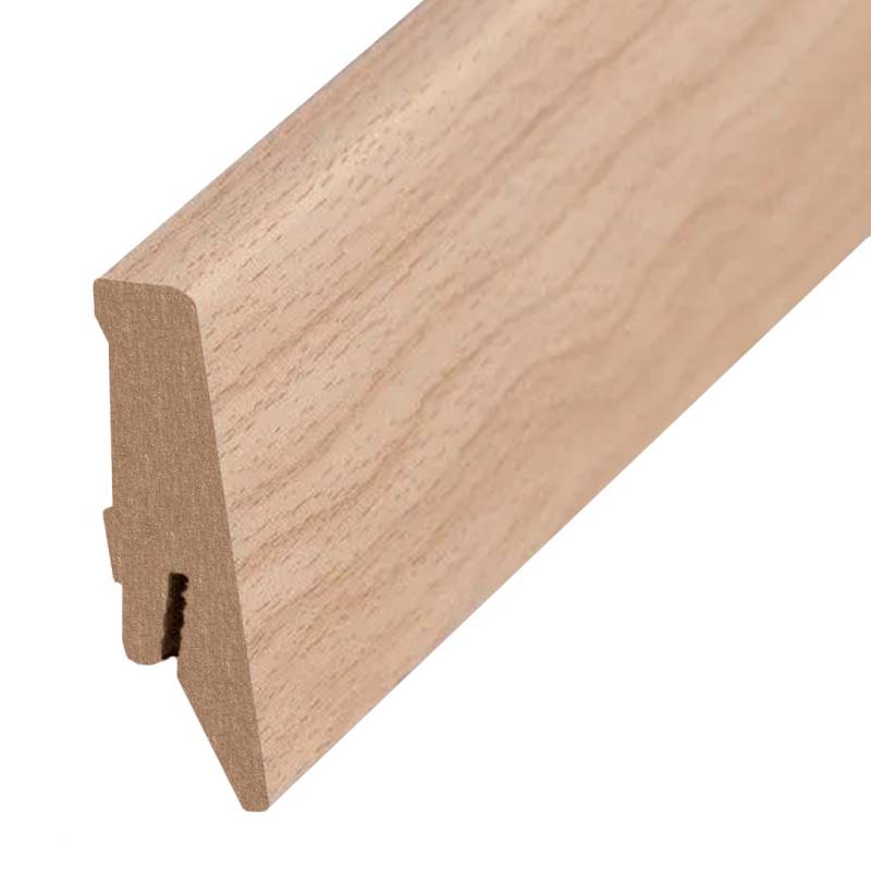 MDF folierte Fussleiste in der Farbe: Buche (18 x 58 x 2500 mm) by PROVISTON von PROVISTON