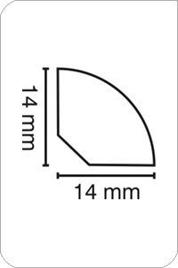 Südbrock Massive Viertelstäbe 14x14mm, endbehandelt auf Buche von Südbrock