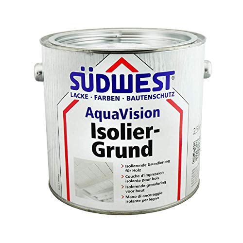 Südwest Aqua Vision Isoliergrund weiß matt 2,5 Liter von Suedwest Verlag