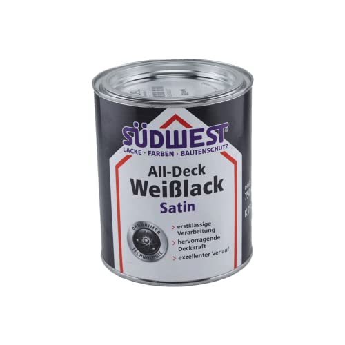 Südwest All-Deck Weißlack Satin 0,75 Liter von Suedwest Verlag