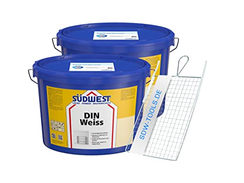 Südwest DIN Weiss 25 liter mit sdw-tools Rollsieb Südwest DIN Weiss 25 liter mit sdw-tools Rollsieb von Südwest