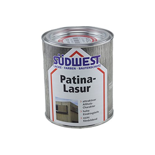 Südwest Patina-Lasur Holzlasur Silber 0,75 Liter von Suedwest Verlag