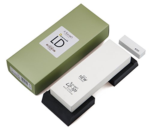 Suehiro Debado LD-101 Schleifstein: mittlere Körnung #1000 mit Gummiständer, 20,6 x 7,3 x 2,3 cm Suehiro Debado LD-101 Schleifstein: mittlere Körnung #1000 mit Gummiständer, 20,6 x 7,3 x 2,3 cm von Suehiro