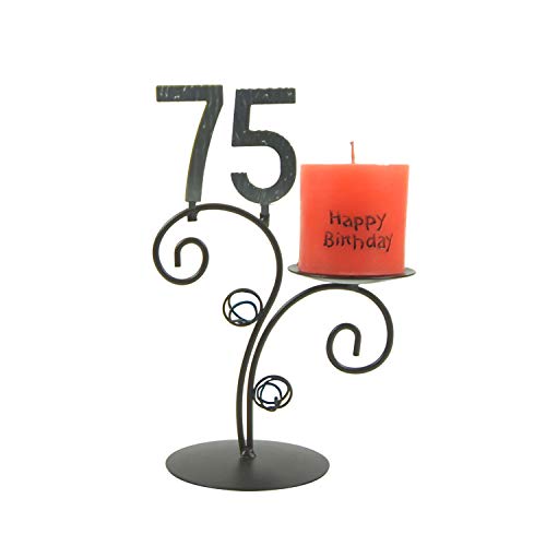 SünGross Kerze Happy Birthday (75. Geburtstag) mit Duft von SünGross