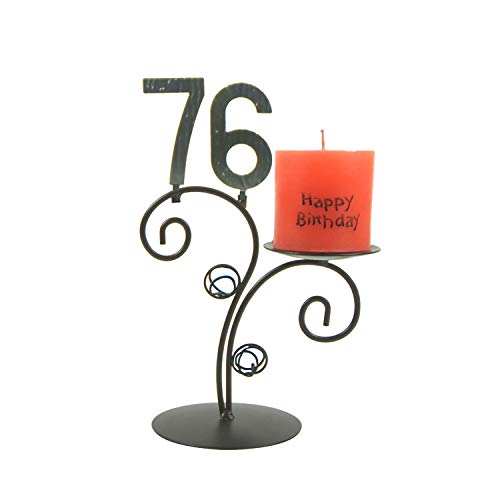 SünGross Leuchter Happy Birthday (76. Geburtstag) von SünGross