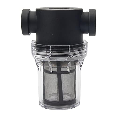 Suerhatcon Pipeline Filter 1/2" Wasserpumpenfilter mit 100 mesh Edelstahlsieb, Inline-Maschensieb Wasserpumpe Filter für Gartenbewässerung… von Suerhatcon