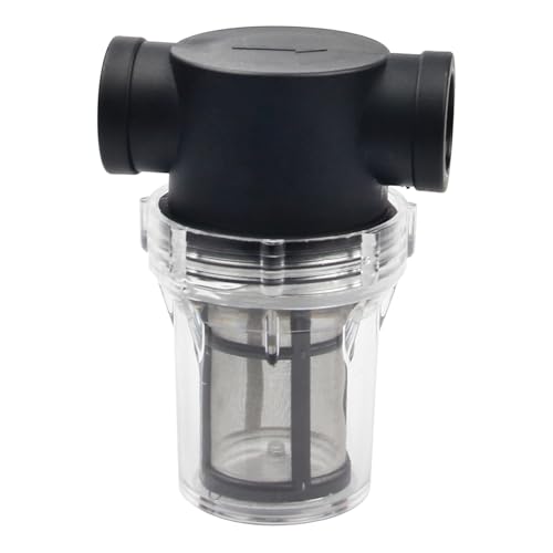 Suerhatcon Pipeline Filter 1" Wasserpumpenfilter mit 100 mesh Edelstahlsieb, Inline-Maschensieb Wasserpumpe Filter für Gartenbewässerung… von Suerhatcon