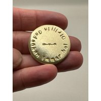 In Gedanken Immer Bei Dir - Münze Als Wegbegleiter Oder Taschenumarmung Für Tochter Sohn Freundin Mutti Oma, Kleines Geschenk Glücksbringer von Suessmaedchen