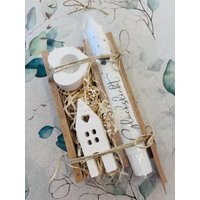 Geschenk Set Raysin Mit Kerze Inkl. Spruch Glückslicht von SuessverpacktDesign