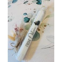 Kerze Inkl. Spruch Frohe Ostern Osterhase von SuessverpacktDesign