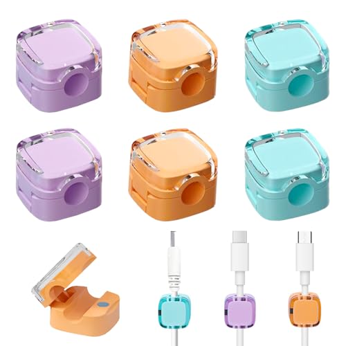 6 Pcs Kabelhalter Magnetisch, Kabelorganizer, Stick On Magnetic Cord Holders, Kabelhalter Schreibtisch, Selbstklebende Kabelhalter Für Schreibtisch, Nachttisch, Ladekabeln 6 Pcs Kabelhalter Magnetisch, Kabelorganizer, Stick On Magnetic Cord Holders, Kabelhalter Schreibtisch, Selbstklebende Kabelhalter Für Schreibtisch, Nachttisch, Ladekabeln von Suevut