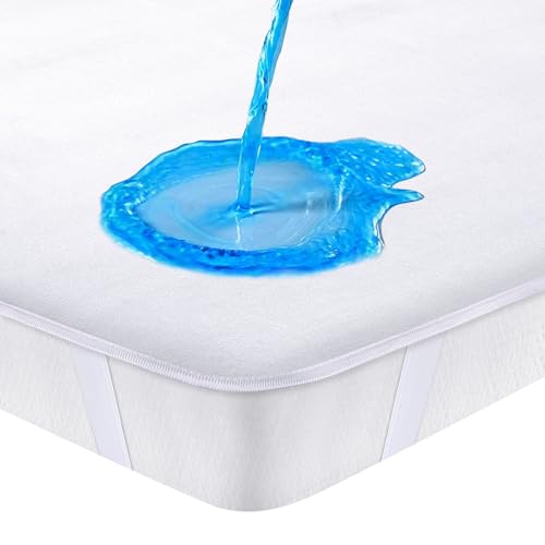 Matratzenschoner 60x120cm Wasserdicht, Weiß inkontinenzunterlage waschbar, bettunterlage wasserdicht für Kinder - wasserdSichte Matratzenauflage von Sufdari