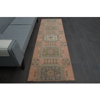 Teppichläufer 60x280 cm, Vintage Teppich Läufer, Kelimteppich, Wollteppich, Türkisteppich von SuffeArt