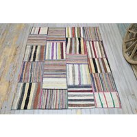 Vintage Teppich Flachgewebe Beige Vintage Teppich Flachgewebe Beige von SuffeArt