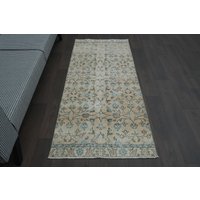 Vintage Teppichläufer, Teppich Läufer, Kelim Teppich, Handgemachter Handgewebter Oranger Teppichläufer Vintage Teppichläufer, Teppich Läufer, Kelim Teppich, Handgemachter Handgewebter Oranger Teppichläufer von SuffeArt