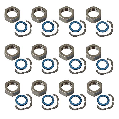 12 Stück Anschluss Set DN16-3/4'' für Edelstahl Wellrohr 3tlg. Verschraubung Solarrohr Solarleitung Fitting Montage von Suflix