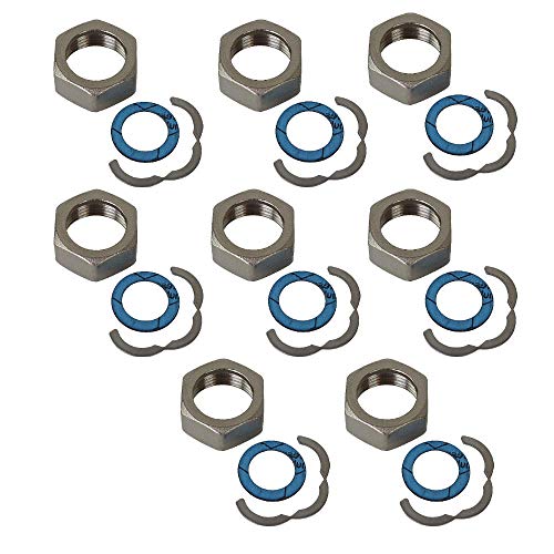 8 Stück Anschluss Set DN12-1/2'' für Edelstahl Wellrohr 3tlg. Verschraubung Solarrohr Solarleitung Fitting Montage von Suflix