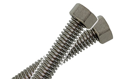 DN8 Edelstahlwellrohr 10 cm beidseitig 3/8'' ÜM enggewellt & fertig montiert Solarrohr Solarleitung DN8 Edelstahlwellrohr 10 cm beidseitig 3/8'' ÜM enggewellt & fertig montiert Solarrohr Solarleitung von Suflix