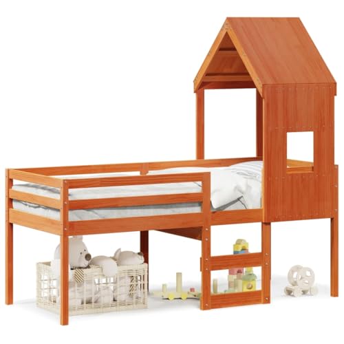 Sufrk Hochbett mit gewachstem Dach, 80 x 200 cm, aus Kiefernholz, Etagenbett, Doppelbett, multifunktional, mit Treppen und Schränken, stabiles Geländer, geeignet für Kinder, Jungen und Jugendliche Sufrk Hochbett mit gewachstem Dach, 80 x 200 cm, aus Kiefernholz, Etagenbett, Doppelbett, multifunktional, mit Treppen und Schränken, stabiles Geländer, geeignet für Kinder, Jungen und Jugendliche von Sufrk