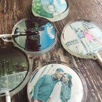 Benutzerdefinierte Foto Hard Candy Sucker Lollipop Hochzeit Gefälligkeiten von SugarArtSupply