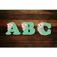 Ausstechformen Mit Floralem Alphabet - Links Style #4 von SugarDashCo