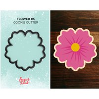 Blume #5 Ausstechform von SugarDashCo