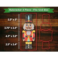 Build A Nussknacker Weihnachten Ausstechform 4Er Set - Passend Für 12x5 Brp Box von SugarDashCo
