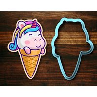 Einhorn Eistüte Ausstecher von SugarDashCo