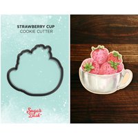 Erdbeertasse Ausstecher von SugarDashCo