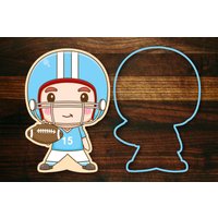 Football Player Boy Quarterback Ausstecher von SugarDashCo