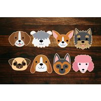 Hundeköpfe Set Ausstecher von SugarDashCo