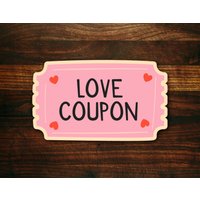 Love Coupon Geschenkkarte - Valentines Ausstecher von SugarDashCo