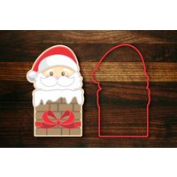 Santa Claus in The Schornstein #2 Weihnachtsausstecher von SugarDashCo