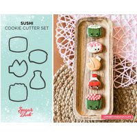 Sushi Ausstecher Set 5 von SugarDashCo