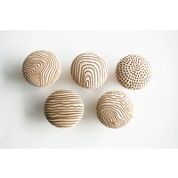 3 cm Ahorn | Mix & Match Massivholz Schrankknauf, Designer Holzknauf, Schubladenknauf, Holzgriff, Do It Yourself von SugarMapleHomeDecor