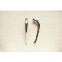 13 cm Retro Style Türgriff | Chrom & Gebürsteter Nickel-Türgriff, Dekorative Hardware, Möbelbeschläge von SugarMapleHomeDecor
