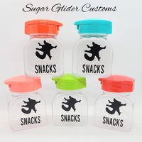 Leckerli Behälter Für Ihre Zuckergleiter Lieblings Leckereien, Kleine Tiere, Leckerei Behälter, Weihnachtsgeschenk, Geschenke Leckerli Behälter Für Ihre Zuckergleiter Lieblings Leckereien, Kleine Tiere, Leckerei Behälter, Weihnachtsgeschenk, Geschenke von Sugarglidercustoms