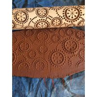 Holzrollende Pin "Crop Circle" Laser-Pattern Embossing von SugaryHome