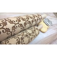 Holzwalzen Pin Laser Graved Tracery Pattern Embossing von SugaryHome